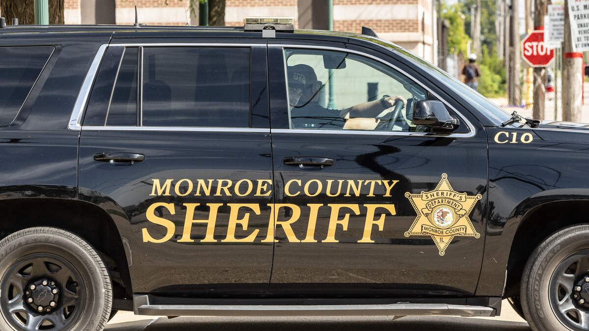 A Monroe County Sheriff vehicle.